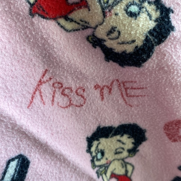 Betty Boop super cute and soft 100% cotton pj bottoms 2007 sz XL pink💗 - Picture 9 of 16